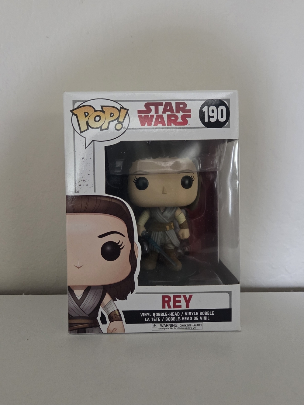Star Wars Funko Pop! Rey #190 - Beige/Tan Outfit